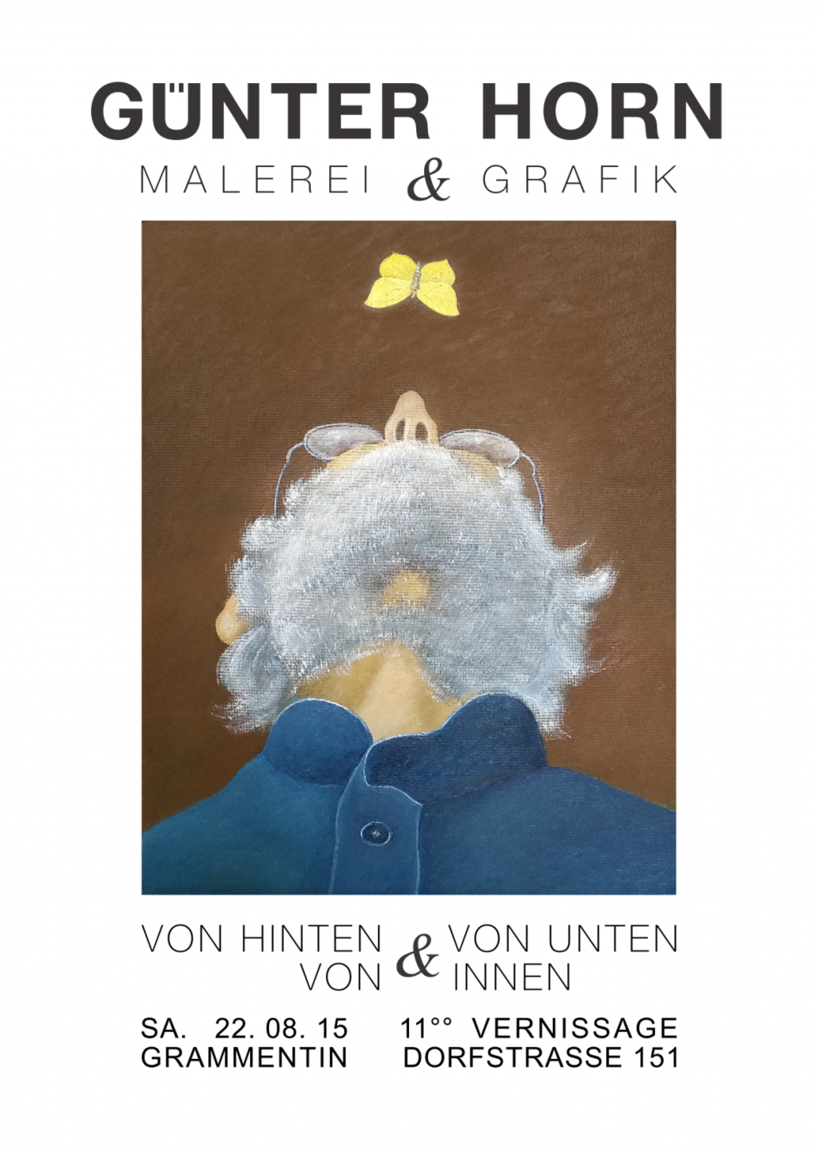 Abbildung von Vernissage Günter Horn 2015 zum 80. Geburtstag Poster